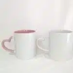 Taza Cerámica con Asa de Corazón