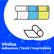 Vinilos adhesivos, textiles e imprimibles