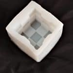 Molde de silicona cubo de cuadros