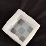 Molde de silicona cubo de cuadros - Imagen 2