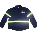 Camisas de Trabajo Personalizadas con Logo y Cintas Reflectivas para Uniformes de Empresa